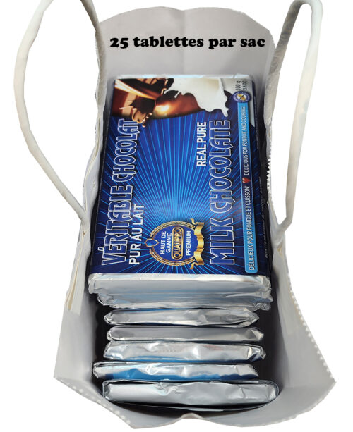 Sac De 25 Tablettes De Chocolat au LAIT 100g. - Image 7