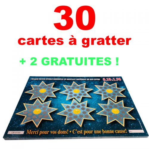 30 Cartes À Gratter CF#97 + 2 Gratuites - Image 2