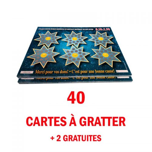40 Cartes À Gratter CF#97 + 2 Gratuites