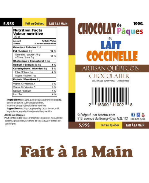 Coccinelle 100g Lait - Image 5